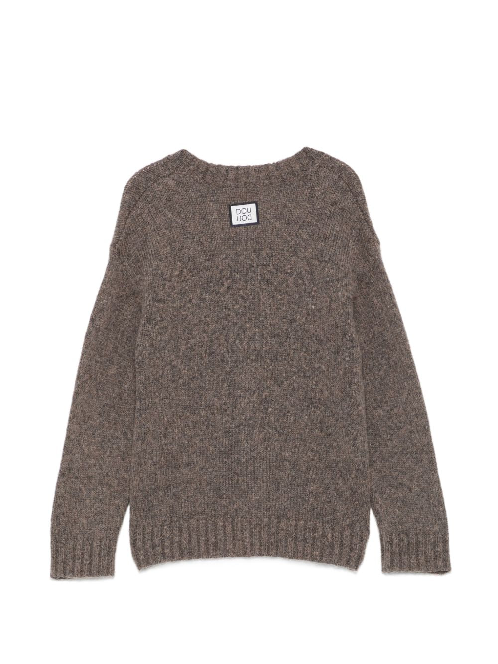 Cardigan per bambino Douuod Kids marrone con scollo a V DZ9P90 W0222 857 DOUUOD KIDS 