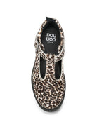 Mocassini per bambina Douuod Kids beige con stampa animalier IDEC591 MACULATO DOUUOD KIDS 