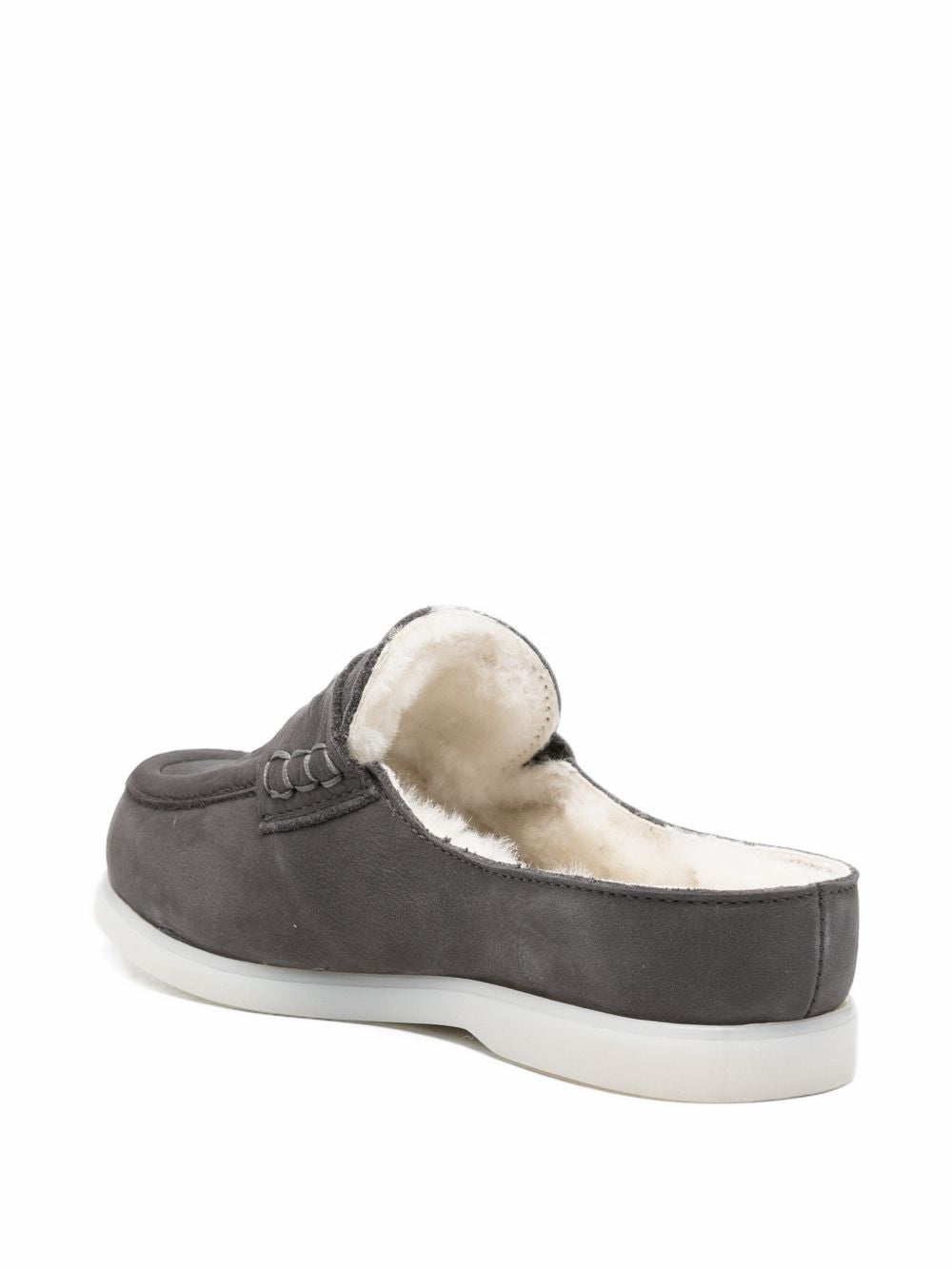Mocassini per bambino Douuod Kids neri con plantare rivestito in shearling SAB598P NERO DOUUOD KIDS 