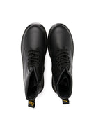 Stivaletti Fiori per bambini Dr. Martens Kids neri con cuciture a contrasto 15382001 BLACK Dr martens kids 