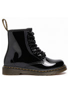 Stivali per bambina Dr. Martens Kids neri con finitura lucida 15382003 BLACK Dr martens kids 