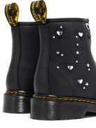 Stivali stringati 1460 HS per bambina Dr. Martens Kids neri con decorazioni applicate 43607001 BLACK Dr martens kids 