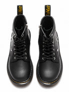 Stivali stringati 1460 HS per bambina Dr. Martens Kids neri con decorazioni applicate 43607001 BLACK Dr martens kids 