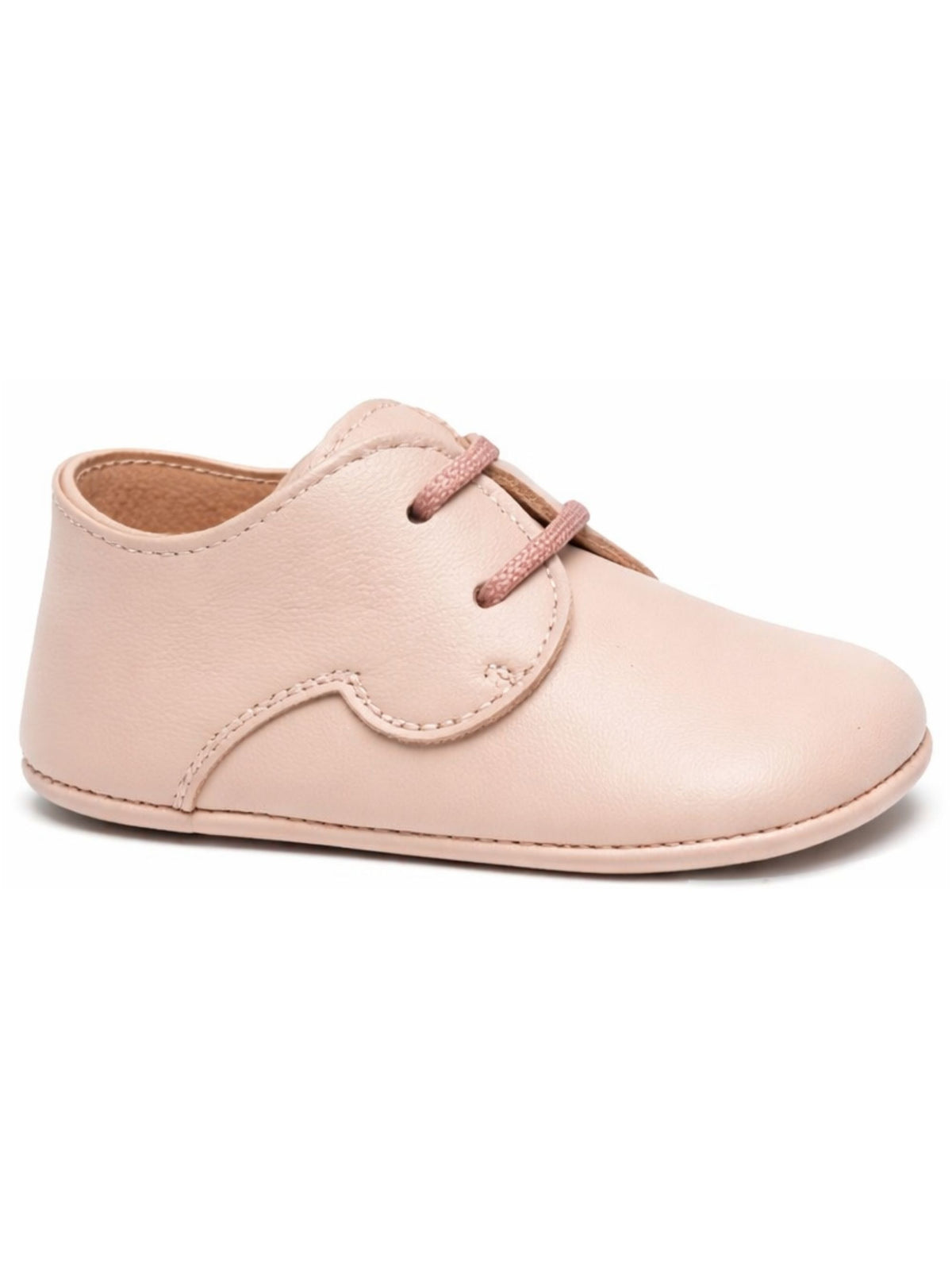 Scarpine primi passi per neonato Eli1957 beige con suola in pelle 10016AL NUDE Eli Kids 