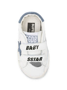Sneakers per neonato Goolden Goose Kids bianco con toppa a stelle F00166F008632 10573 GOLDEN GOOSE KIDS 