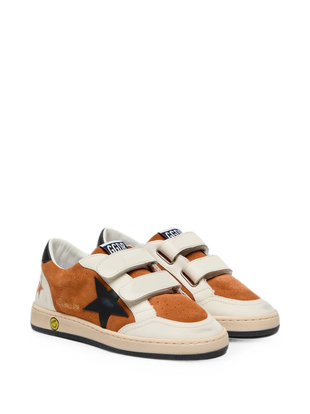 Sneakers per bambino Golden Goose Kids marrone chiaro con applicazione laterale a forma di stella F00501F008676 30292 GOLDEN GOOSE KIDS 