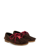 Sneakers Cruise per bambino Golden Goose Kids marrone con pelle scamosciata F01144F008820 55100 GOLDEN GOOSE KIDS 