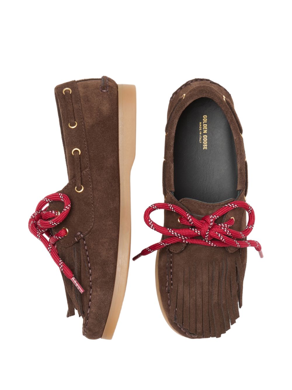 Sneakers Cruise per bambino Golden Goose Kids marrone con pelle scamosciata F01144F008820 55100 GOLDEN GOOSE KIDS 