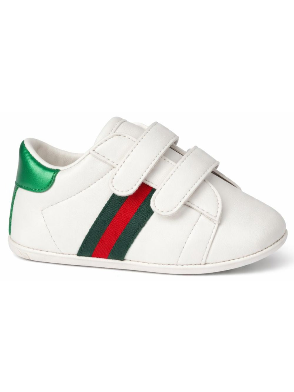 Sneakers per neonati Gucci Kids bianche con chiusura frontale a strappo 500852BKPT0 9070 GUCCI KIDS 
