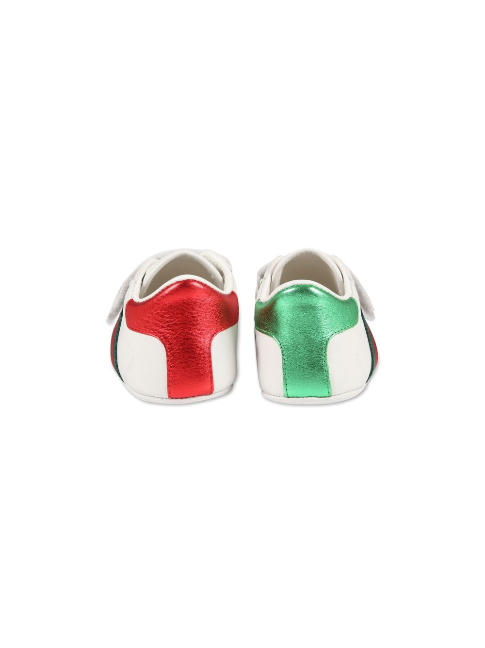 Sneakers per neonati Gucci Kids bianche con chiusura frontale a strappo 500852BKPT0 9070 GUCCI KIDS 