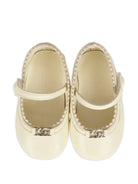 Ballerine per neonata Gucci Kids bianco con orlo a smerlo 8343571D700 9110 GUCCI KIDS 