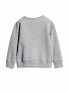 Felpa per bambini Gucci Kids grigia con stampa gatto sul davanti 855825XJHY2 1183 GUCCI KIDS 