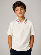 T-shirt per bambino Gucci Kids bianca con logo sul colletto 860897XJHW2 9024 GUCCI KIDS 