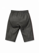 Pantaloni per neonato Gucci Kids grigi con dettaglio nastro Web laterale 863993XWA84 1089 GUCCI KIDS 