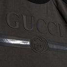 T-shirt per bambino Gucci Kids nera con logo sul davanti 864634XJHW6 1073 GUCCI KIDS 