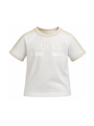 T-shirt per bambino Gucci Kids bianca con logo sul davanti 864634XJHW6 9043 GUCCI KIDS 