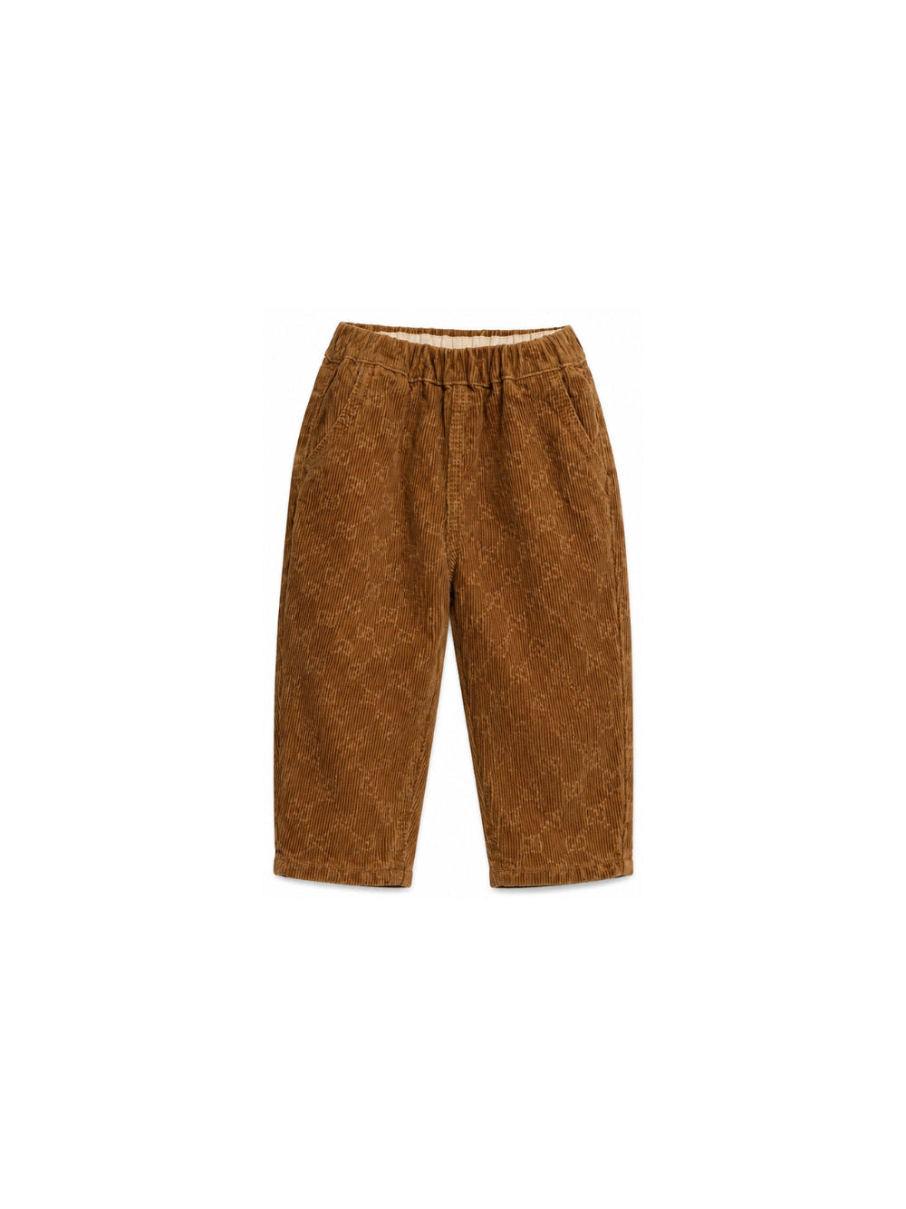 Pantaloni per neonati Gucci Kids marroni in velluto a coste 865059XDDF9 2230 GUCCI KIDS 