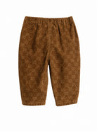 Pantaloni per neonati Gucci Kids marroni in velluto a coste 865059XDDF9 2230 GUCCI KIDS 