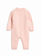Tutina per neonata Gucci Kids rosa con logo GG jacquard 866239XKEZP 5012 GUCCI KIDS 