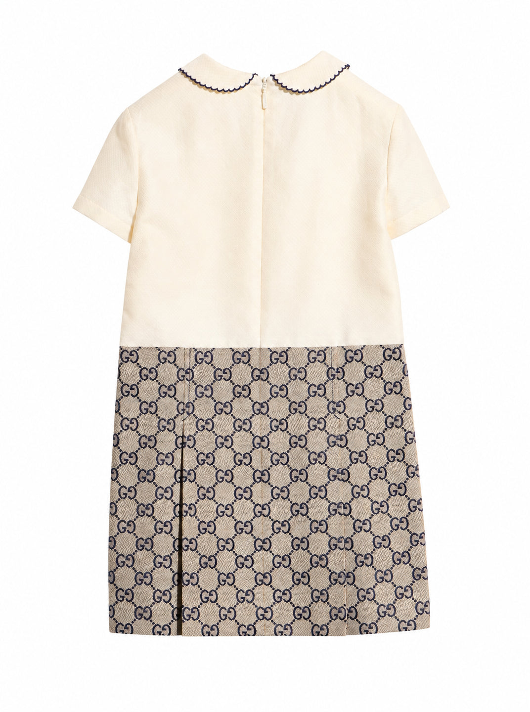 Abito per bambina Gucci Kids beige con logo GG ricamato 866658XWA2R 9118 GUCCI KIDS 