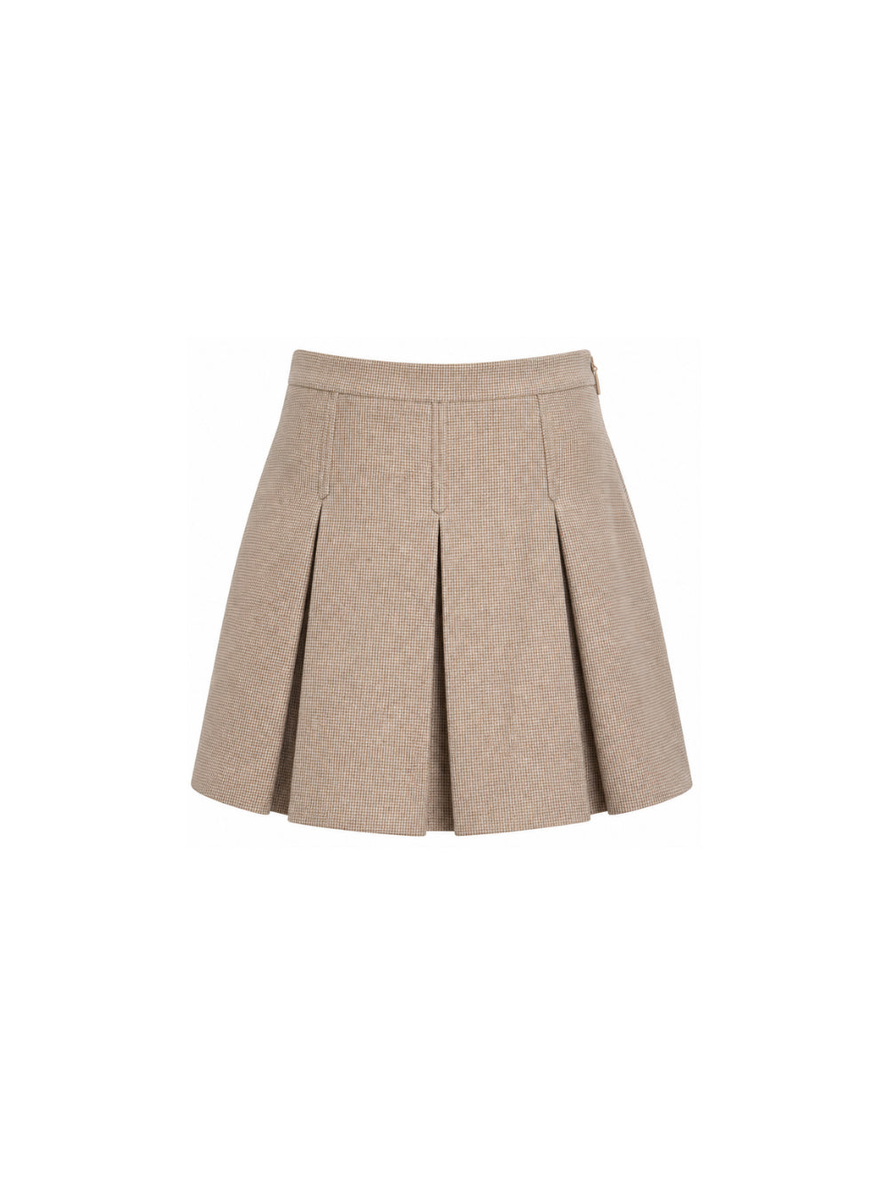 Gonna per bambina Gucci Kids beige con motivo chrevon mini marrone e crema 866674XWA86 2004 GUCCI KIDS 