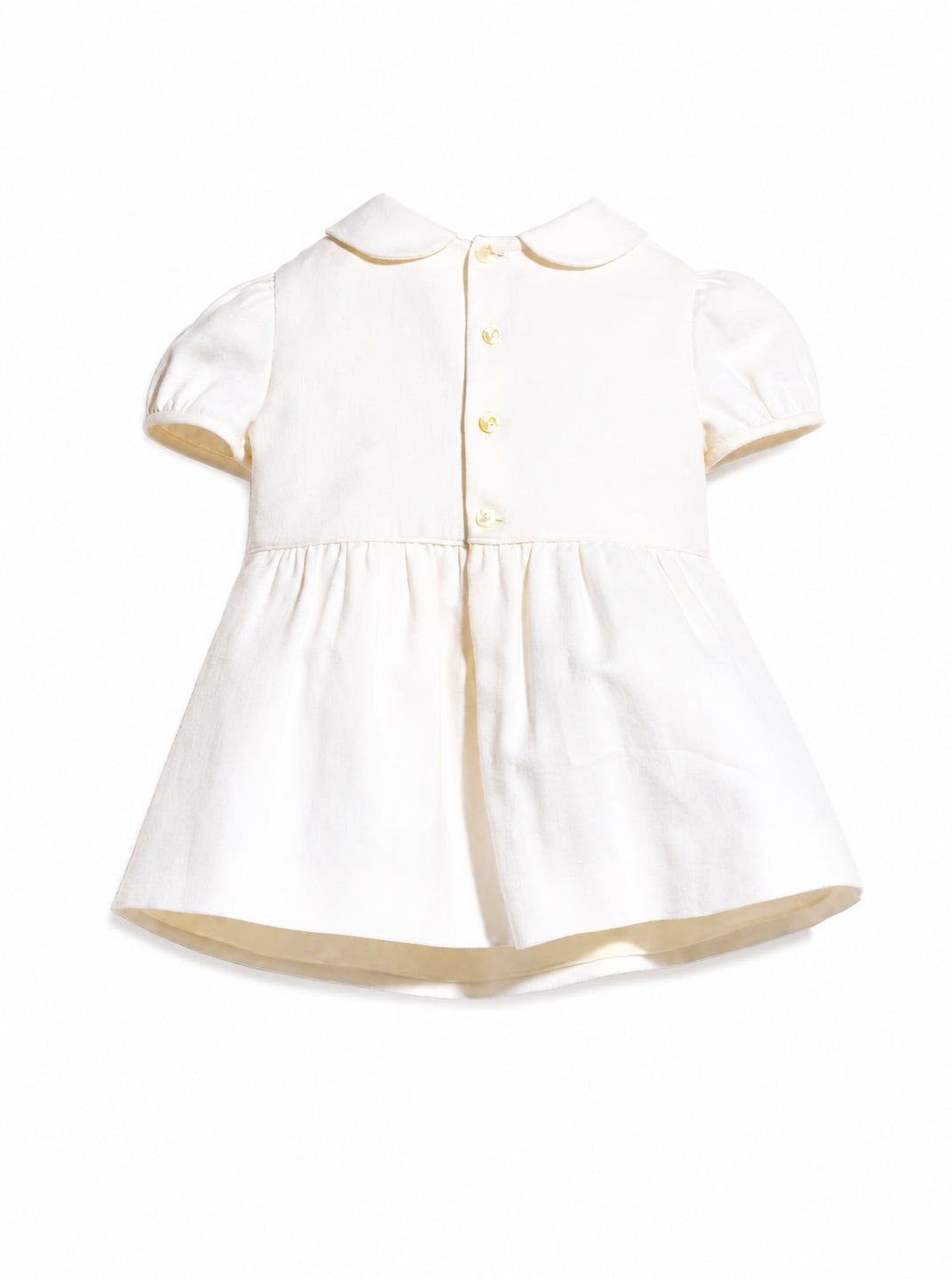 Abito per neonata Gucci Kids bianco con ricamo GG 866851ZAI9G 9172 GUCCI KIDS 