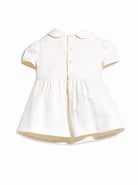 Abito per neonata Gucci Kids bianco con ricamo GG 866851ZAI9G 9172 GUCCI KIDS 