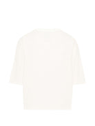T-shirt per bambina Gucci Kids bianca con stampa con logo Interlocking G 868058XJHYW 9214 GUCCI KIDS 