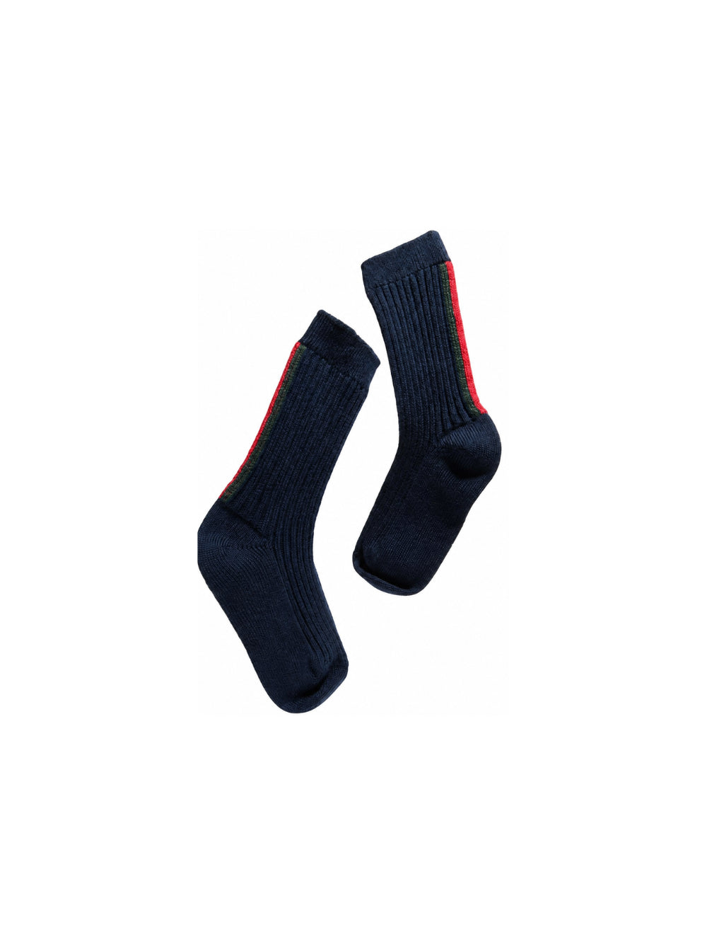 Calzini per bambini Gucci Kids blu con nastro Web rosso e verde 8682244K ADD 4066 GUCCI KIDS 