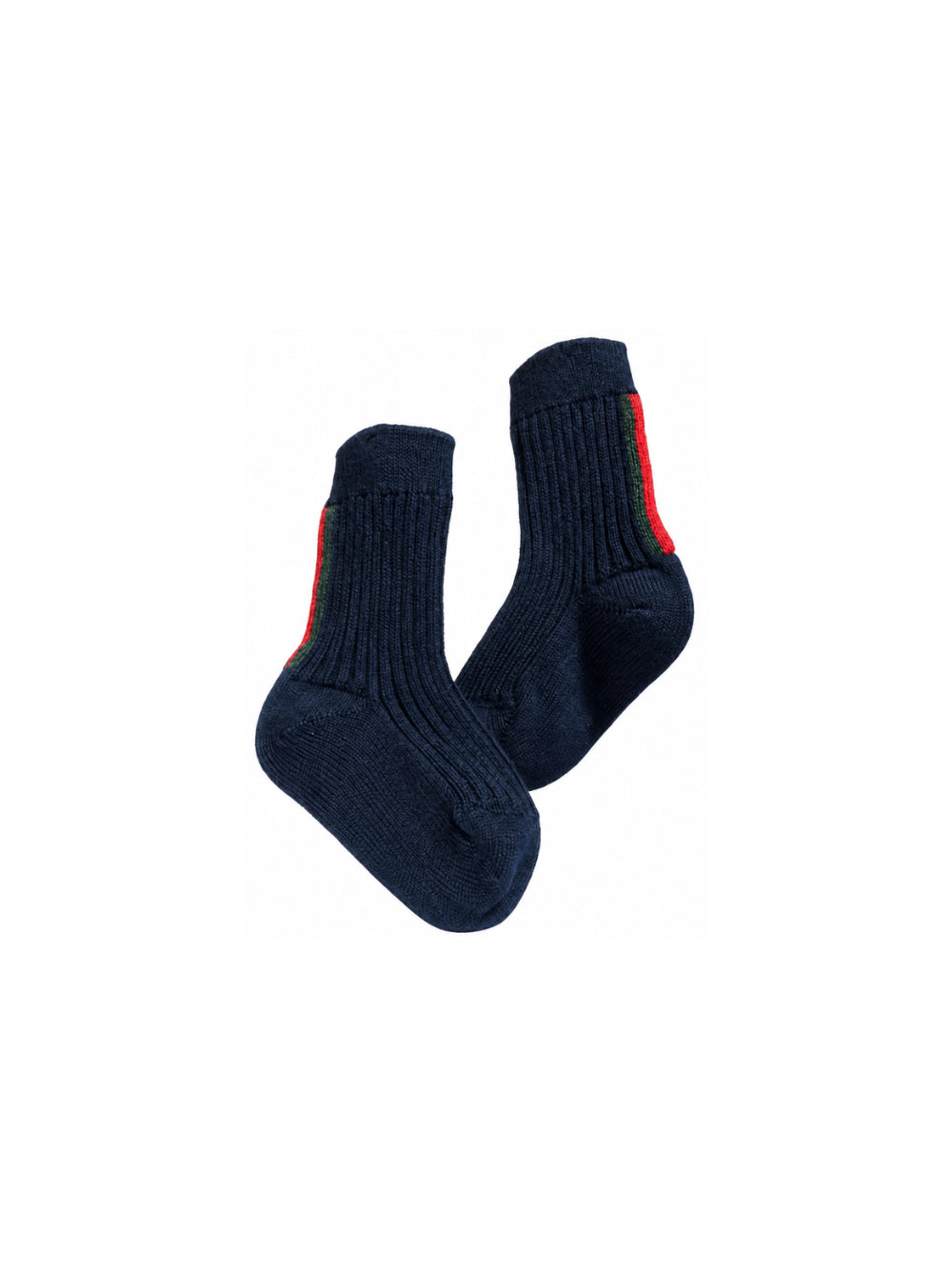 Calzini per neonati Gucci Kids blu con nastro Web rosso e verde 8682263KAB8 4066 GUCCI KIDS 