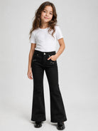 Jeans svasati per bambina Gucci Kids in denim con morsetto 870025XDC41 1168 GUCCI KIDS 