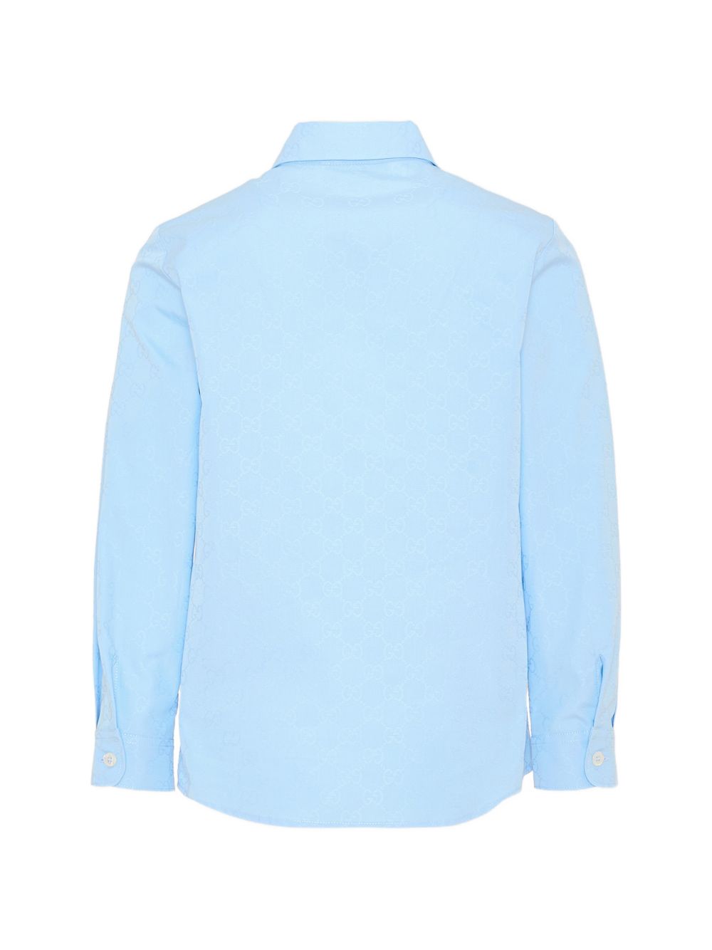 Camicia per bambino Gucci Kids azzurra con colletto classico 870268XWA9G 4774 GUCCI KIDS 