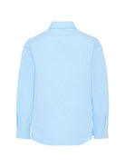 Camicia per bambino Gucci Kids azzurra con colletto classico 870268XWA9G 4774 GUCCI KIDS 