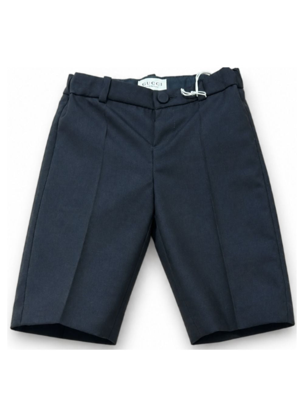 Pantaloni per neonato Gucci Kids blu con stemma sul retro 870280XWA7D 4440 GUCCI KIDS 