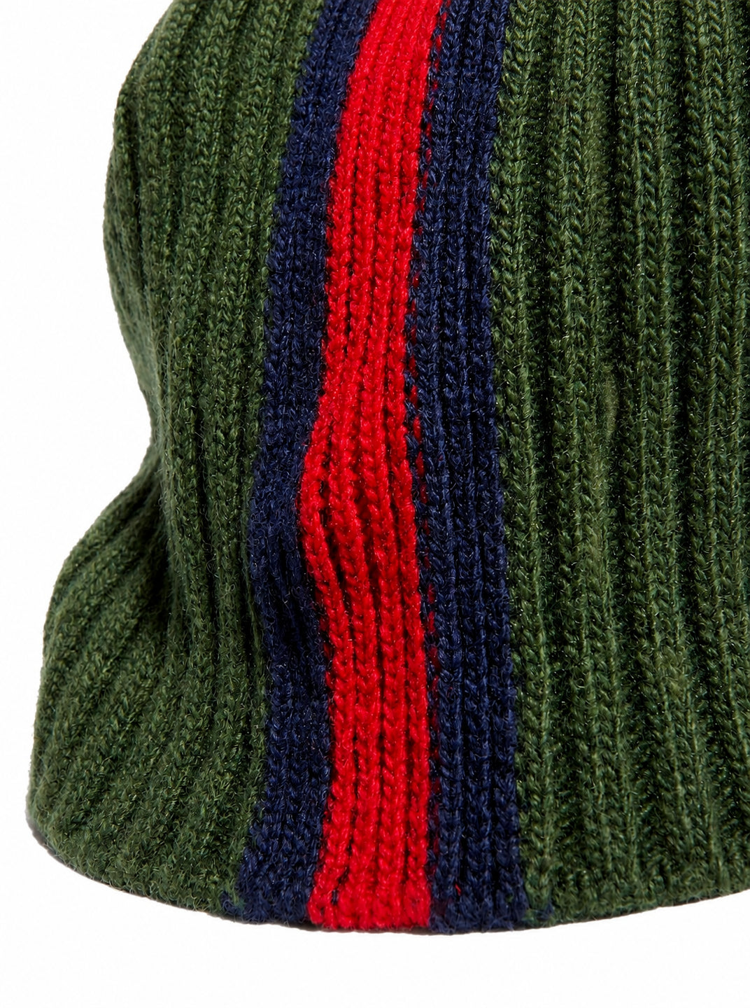 Cappello per bambino Gucci Kids verde con nastro Web blu e rosso 8710214KADM 3268 GUCCI KIDS 