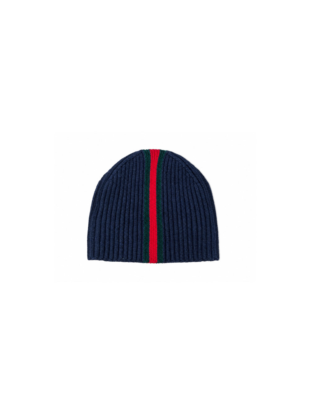 Cappello per bambino Gucci Kids blu con dettaglio nastro Web rosso e verde 8710214KADM 4066 GUCCI KIDS 