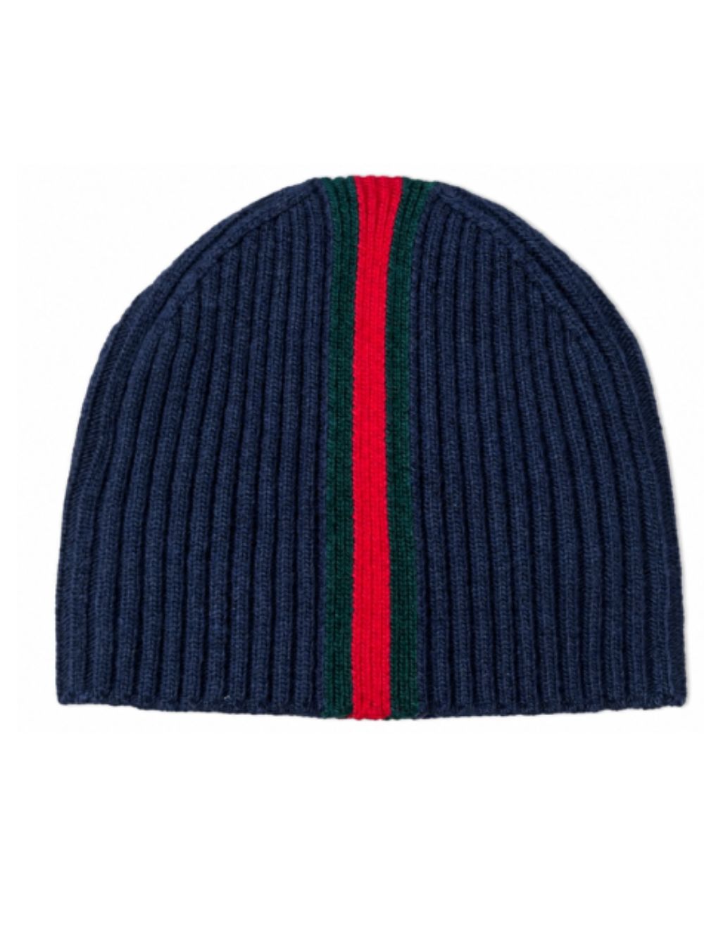 Cappello per bambino Gucci Kids blu con dettaglio nastro Web rosso e verde 8710214KADM 4066 GUCCI KIDS 