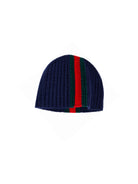 Cappello per bambino Gucci Kids blu con nastro Web rosso e verde 8710253KACH 4066 GUCCI KIDS 