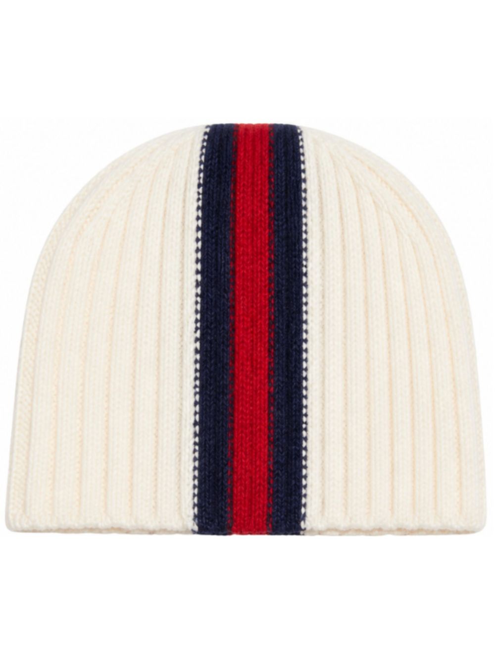 Cappello per neonato Gucci Kids bianco con nastro Web rosso e blu 8710253KACH 9268 GUCCI KIDS 