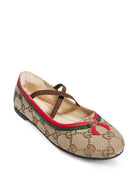 Ballerine per bambina Gucci Kids beige con logo GG all-over 873048FAF5H 9645 GUCCI KIDS 