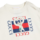 T-shirt per neonati Gucci Kids bianca con stampa grafica 873800XJHY7 9214 GUCCI KIDS 
