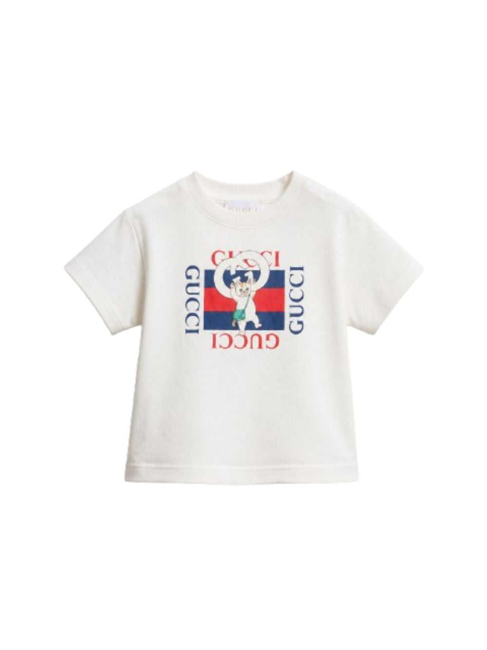 T-shirt per neonati Gucci Kids bianca con stampa grafica 873800XJHY7 9214 GUCCI KIDS 