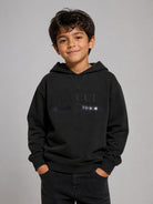 Felpa per bambino Gucci Kids nera con dettaglio logo sul davanti A0044XXJHXM 1073 GUCCI KIDS 