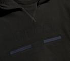 Felpa per bambino Gucci Kids nera con dettaglio logo sul davanti A0044XXJHXM 1073 GUCCI KIDS 