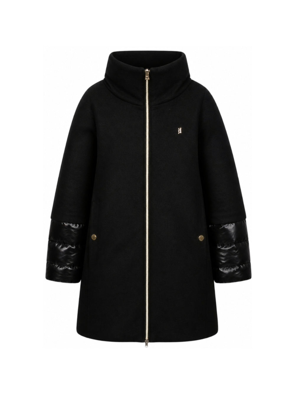 Cappotto per bambina Herno Kids nero con design imbottito CA000014G33344 9300 HERNO KIDS 