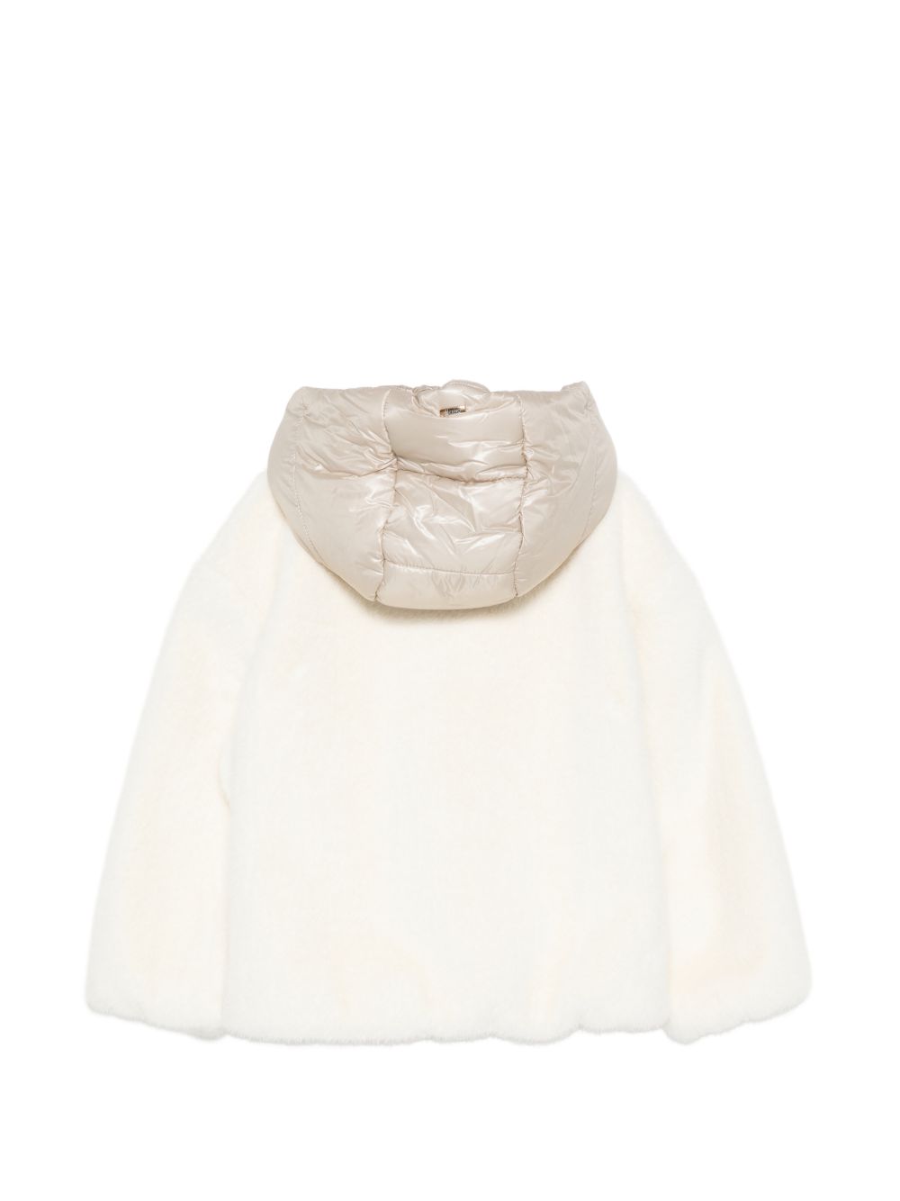 Giubbino per bambina Herno Kids beige con cappuccio imbottito GC000060G12630 1000 HERNO KIDS 