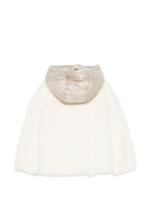Giubbino per bambina Herno Kids beige con cappuccio imbottito GC000060G12630 1000 HERNO KIDS 