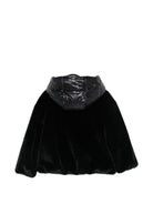 Giubbino per bambina Herno Kids nero con texture teddy GC000060G12630 9300 HERNO KIDS 