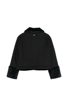 Giubbino per bambina Herno Kids nero con inserti in ecopelliccia GI000104G33344 9300 HERNO KIDS 