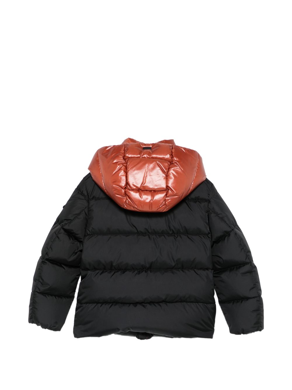 Giubbino per bambino Herno Kids nero con cappuccio a contrasto PI000043X12004Z 9389 HERNO KIDS 